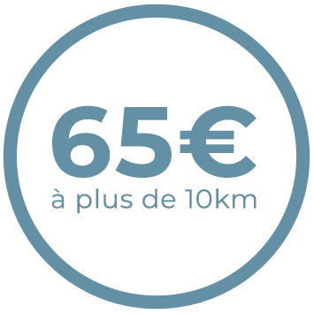 Tarif à plus de 10 Km 